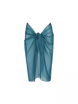 MRS & HUGS | Pareo corto da donna in mesh | petrol